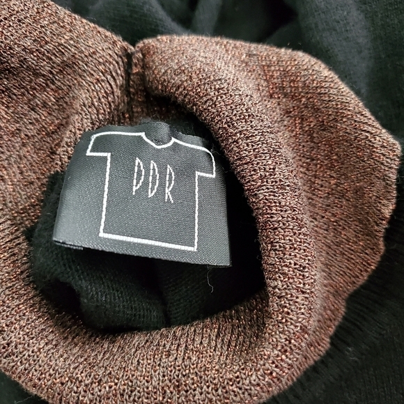 NEW PDR Phisique Du Role Black Turtleneck Oversized Sweater Estimate - Picture 3 of 5